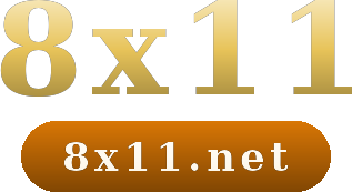 8x11 logo